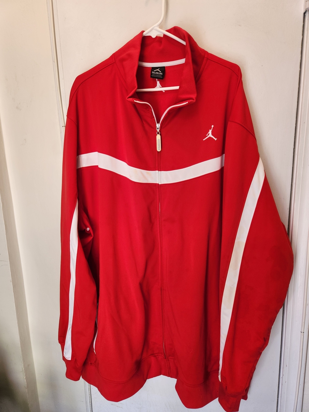 Jordan Men’s Red Full-Zip Track Jacket